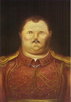 El general Fernando Botero. Pinturas al óleo
